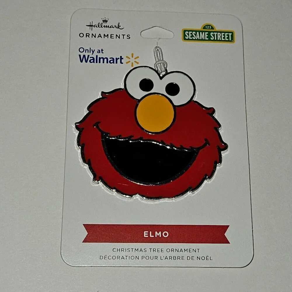 NEW Elmo Sesame Street Metal Christmas Tree Ornament 2.5